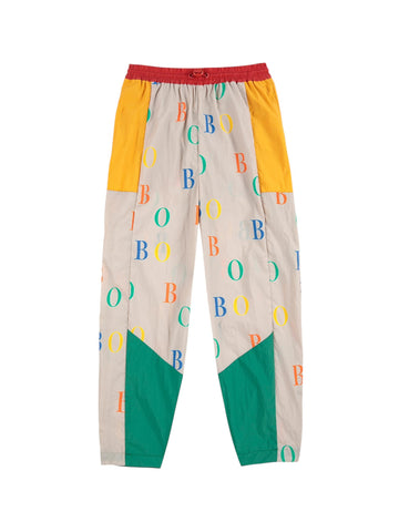 Pantalone color block in tessuto tecnico per neonati e bambini Bobo Choses B225AC140 UNI 