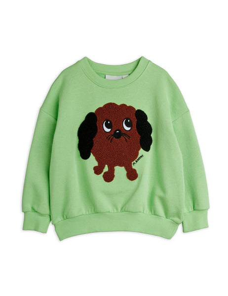 Felpa doggie verde per neonati e bambini Mini Rodini 2612010975 GREEN 