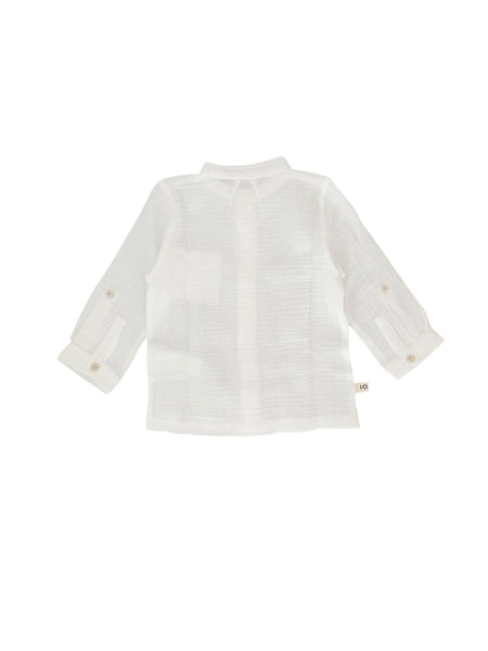 Camicia coreana panna per neonato Maperò M33158 PANNA 