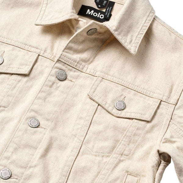 Giubbino in denim sabbia per bambini Molo HIPOLITO 8894 
