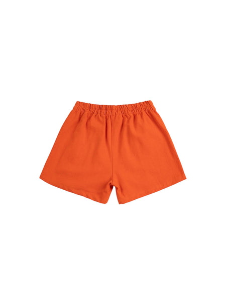Shorts color block rosso e fucsia per neonata e bambina Bobo Choses B126AC064 UNI 