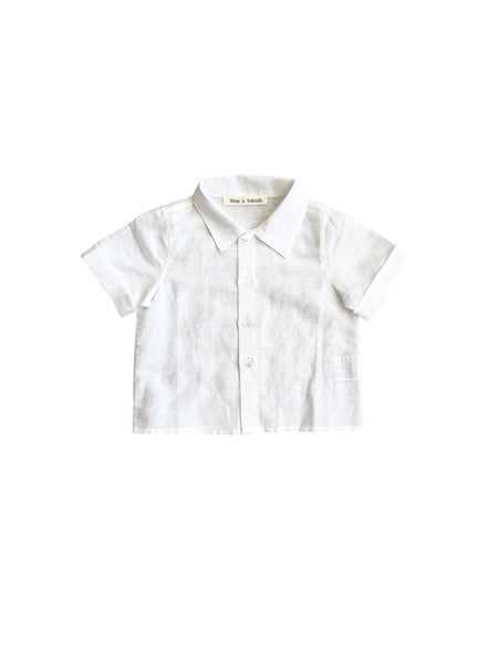 Camicia bianca per neonato Zhoe & Tobiah NEN1 1 