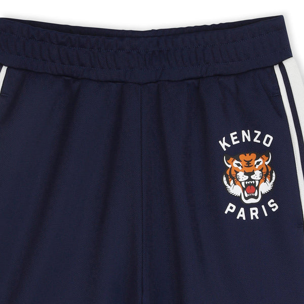 Bermuda blu con logo per bambino Kenzo K61695 84N 