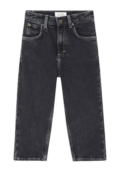 Jeans in denim nero per bambino American Vintage KYOP11C BLACK VINTAGE 