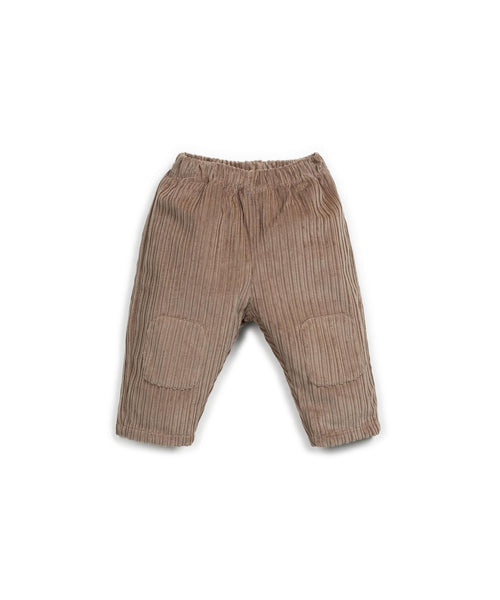 Pantalone in velluto a coste marrone per neonato Play up 1AR11603 P8082 