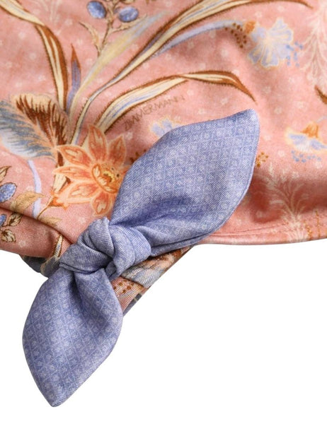 Costume intero con stampa floreale per bambina Zimmermann 1524WSS262 PKSF 