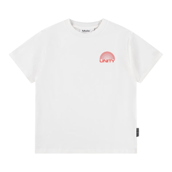 T-shirt panna con stampa per bambino Molo RILEY 9908 