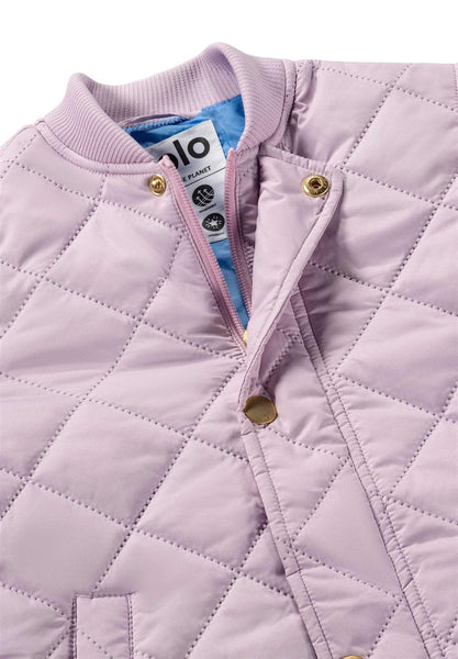 Giubbino lilla per neonata e bambina Molo HALLOW 8764 