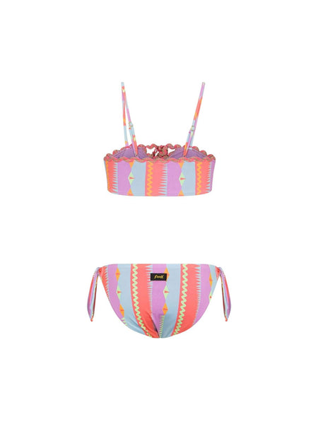 Bikini multicolor per bambina F**K FJ26-SG0331X24 FANT 