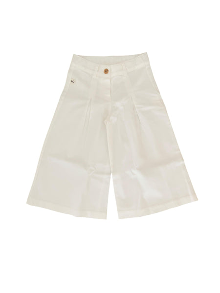 Pantalone palazzo panna per neonata Maperò M33270 PANNA 