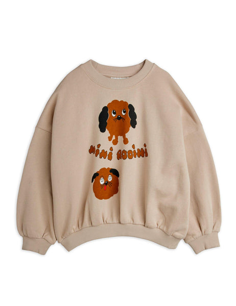 Felpa doggie beige per neonati e bambini Mini Rodini 2612012597 GREY 