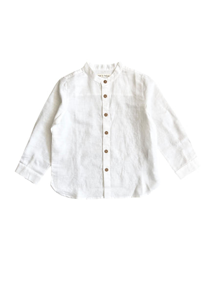 Camicia bianca per neonato e bambino Zhoe & Tobiah NEN2 1 
