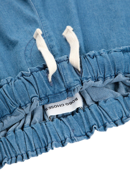 Pantalone in denim leggero con stampa per neonato e bambino Bobo Choses B225AC075 UNI 