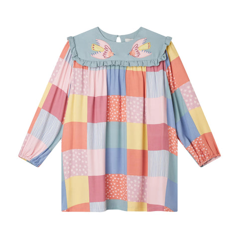 Abito multicolor per bambina Stella McCartney kids TX1B50-Z3078 999MC 