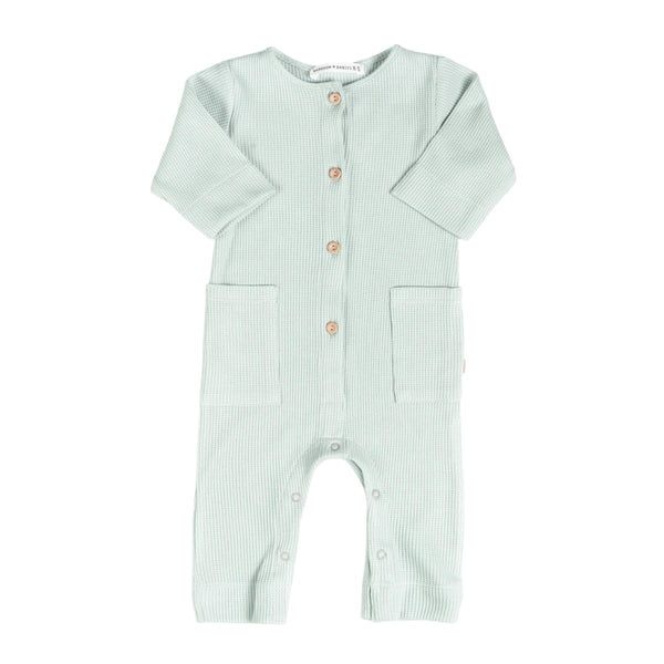 Tutina verde acqua per neontati Bamboom 1156TE00072 OCEAN BLU 