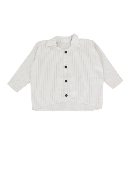 Camicia panna gessata per bambino Gayalab 590C GESSATO 