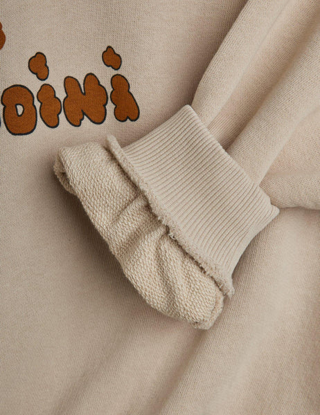 Felpa doggie beige per neonati e bambini Mini Rodini 2612012597 GREY 