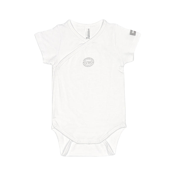 Body bianco per neonati Bamboom 104-054 BIANCO 