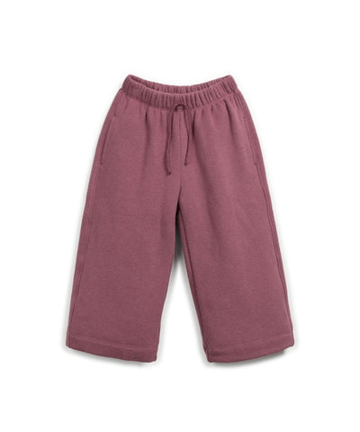 Pantalone in felpa melanzana per bambina Play up 4AR10906 P5027 