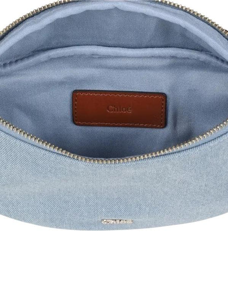 Marsupio in denim con logo per bambina§ Chloé C20880 Z10 