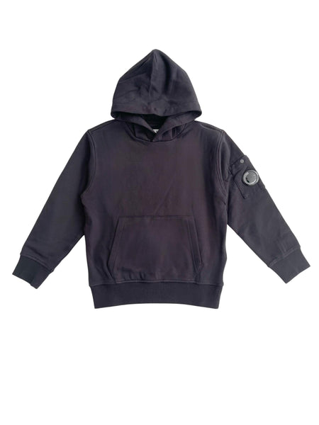 Felpa nera con cappuccio per bambino C.P. Company CNF00Y-LCA69 60100 