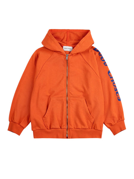 Felpa arancione con zip per neonati e bambini Bobo Choses B126AC053 UNI 