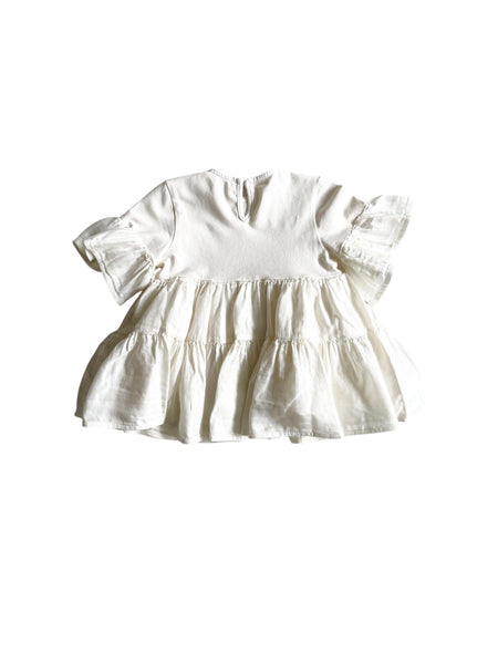 Abito panna per neonata Fiorile 1564 120 