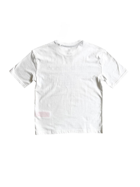 T-shirt bianca con stampa per bambino New Balance LAKB0164 BRIGHT WHITE 