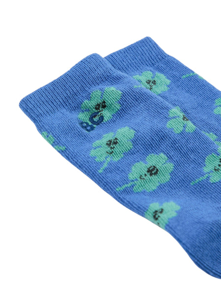 Calzino blu con stampa all ove per neonati Bobo Choses B225AH039 UNI 