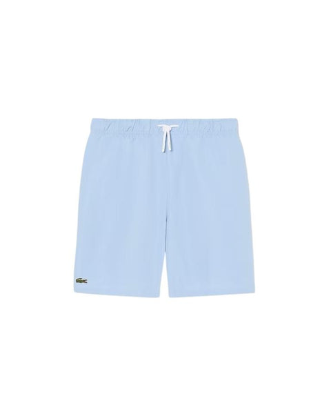 Shorts mare celeste con logo per bambino Lacoste 947462 UJD 