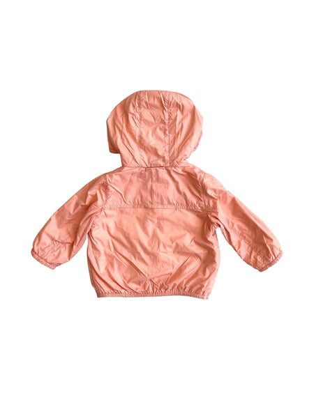 Giubbino reversibile beige e pesca per neonata K-WAY K2123IW C53 