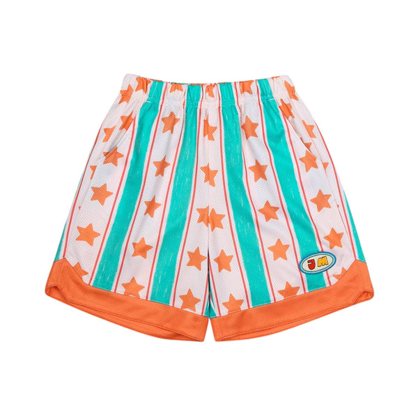 Shorts in mesh multicolor con stampe per neonati e  bambini Jelly Mallow JM2610445 STAR 