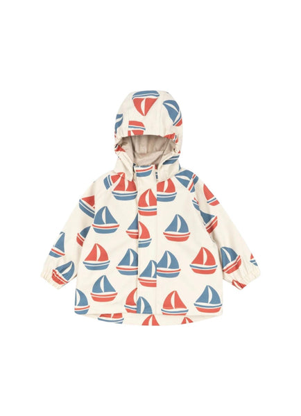 Giacca antipioggia con stampa all over per neonato e bambino Konges slojd KS105047 AHOY 