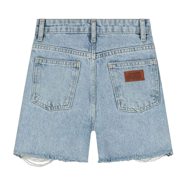 Shorts in denim blu per bambina Charlie petite ISAE BERMUDA 406 
