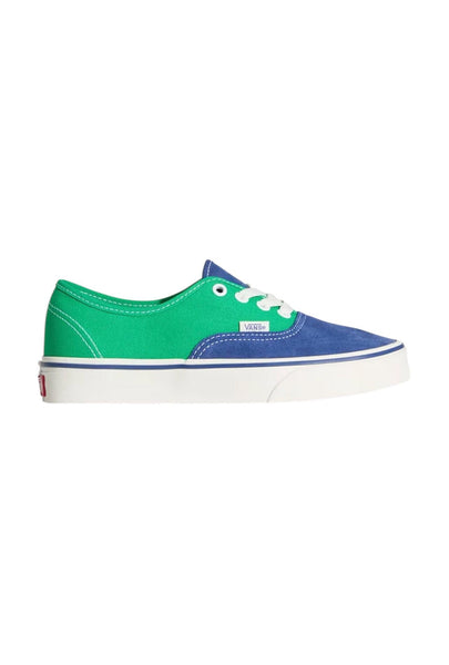 Sneakers Authentic verde e blu per bambini Vans VN000EHHNVY1 PRMY NAVY 