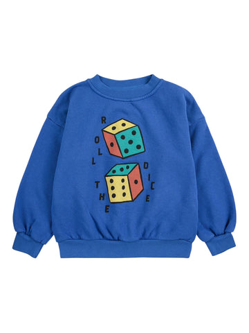 Felpa blu con stampa per neonati e bambini Bobo Choses B225AC030 UNI 