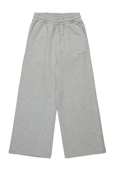 Pantalone grigio con logo per bambina Marni M01432 OM903 