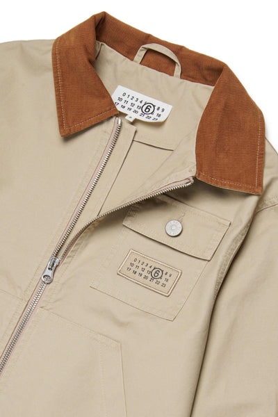 Giubbino beige per bambini MM6 Maison Margiela M60930 M6709 