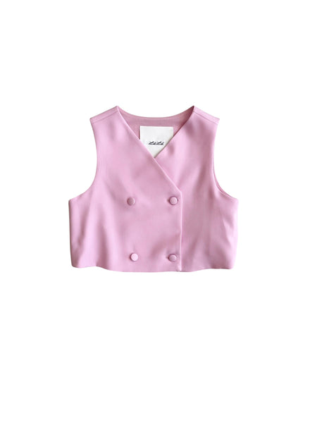 Gilet rosa per bambina Lulù by Miss Grant LL4441 ROSA 