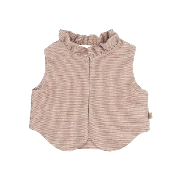Gilet corallo per neonata Bamboom 1107TE00076 CORAL 