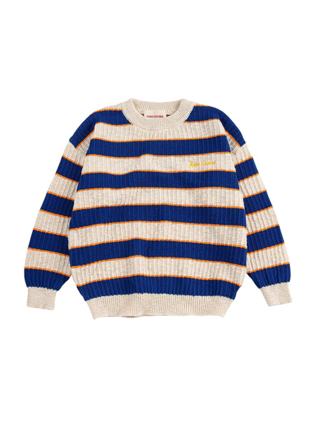 Maglia a righe multicolor con logo per neonato e bambino Bobo Choses B126AC112 UNI 