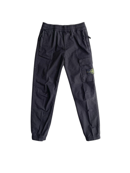 Pantalone cargo nero per bambino Stone Island L1S163100003 S0001 V0029 