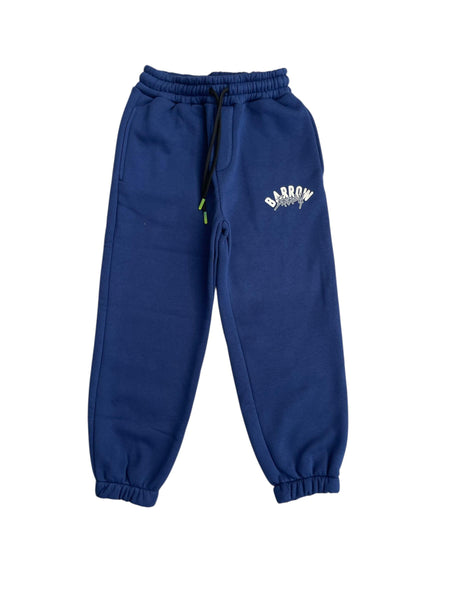 Pantalone in felpa blu con logo per bambno Barrow F5BKJUFP245 060 