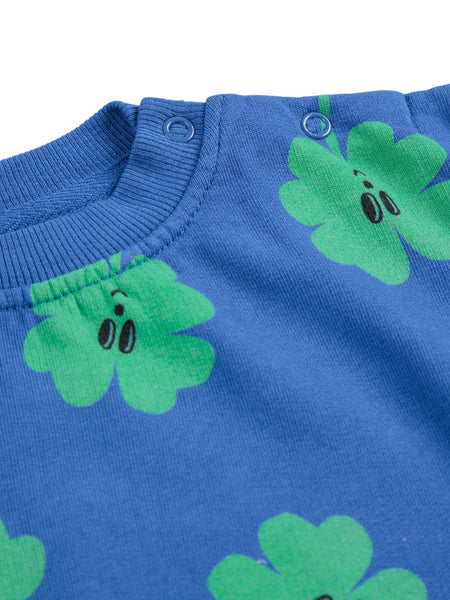 Felpa blu con stampa all over per neonati Bobo Choses B225AB055 UNI 