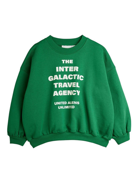 Felpa verde con stampa per neonati e bambini Mini Rodini 2622016775 GREEN 