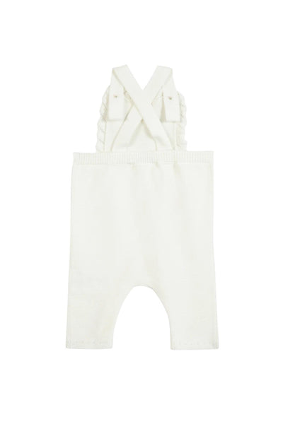 Salopette in maglia per neonata Tartine et Chocolat CC20000-13 NACRE 