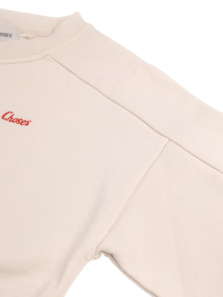 Felpa panna con stampa per neonato e bambino Bobo Choses B126AC048 UNI 