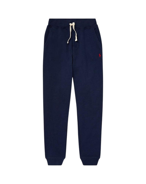 Pantalone in felpa blu con logo per bambino Ralph Lauren Kids 323720897003 NAVY 