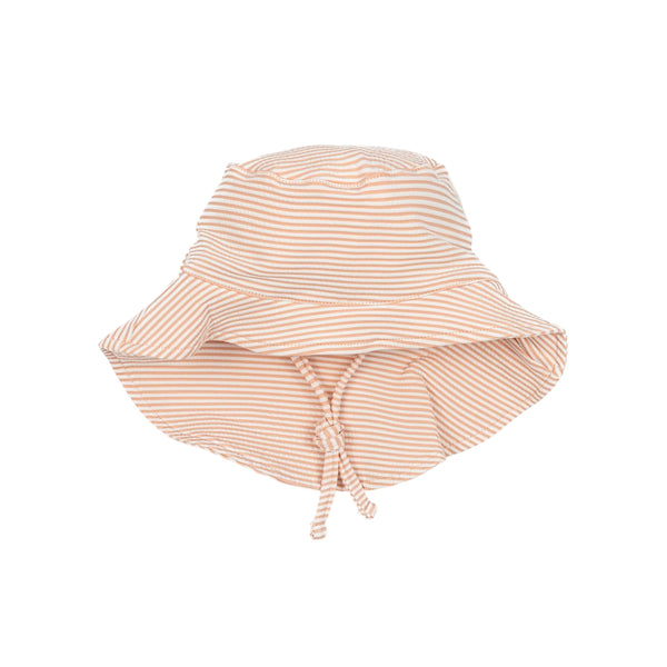 Cappellino mare a righe rosa e bianche per neonata Bamboom 983 PINK STRIPES 
