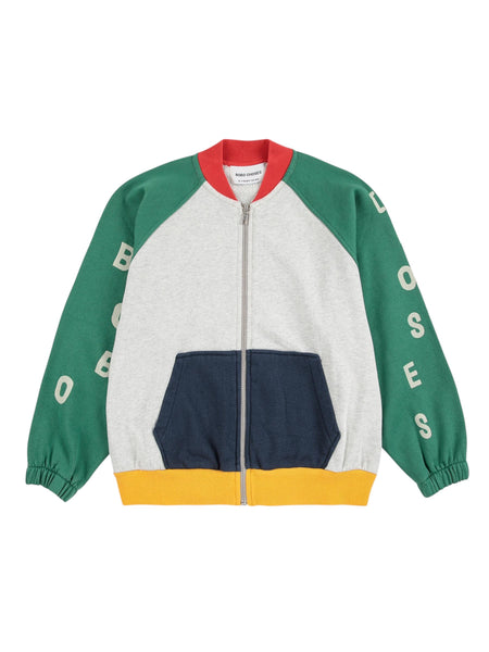 Felpa aperta color block per neonato e bambino Bobo Choses B225AC052 UNI 